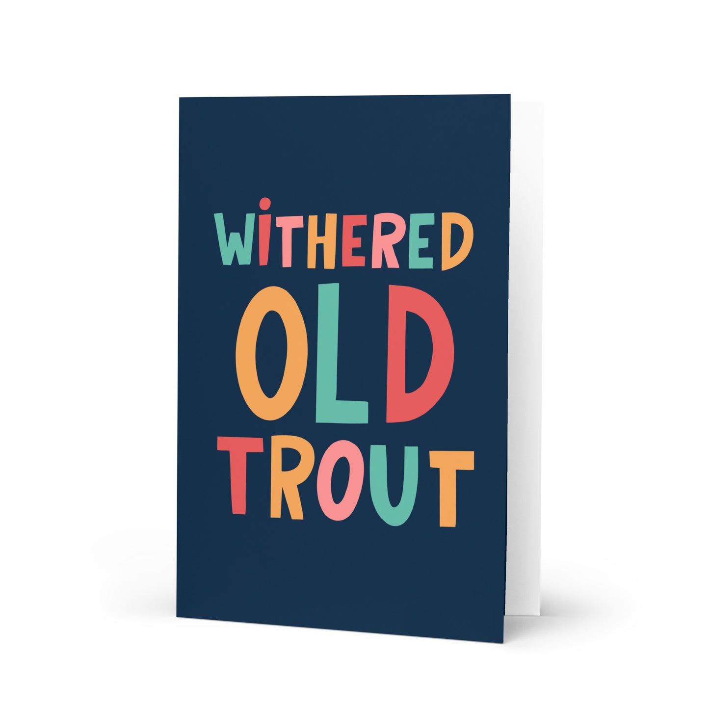 Withered Old Trout Birthday Card