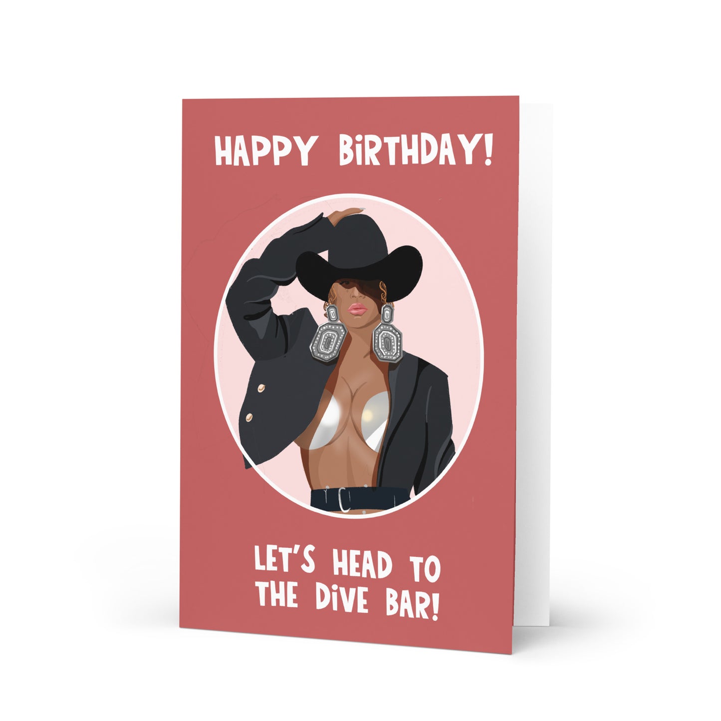 Beyonce Happy Birthday Dive Bar Card