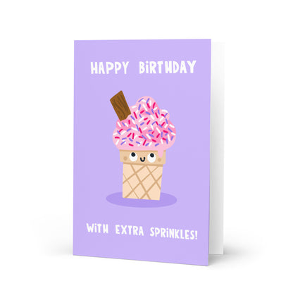 Sprinkles Happy Birthday Card