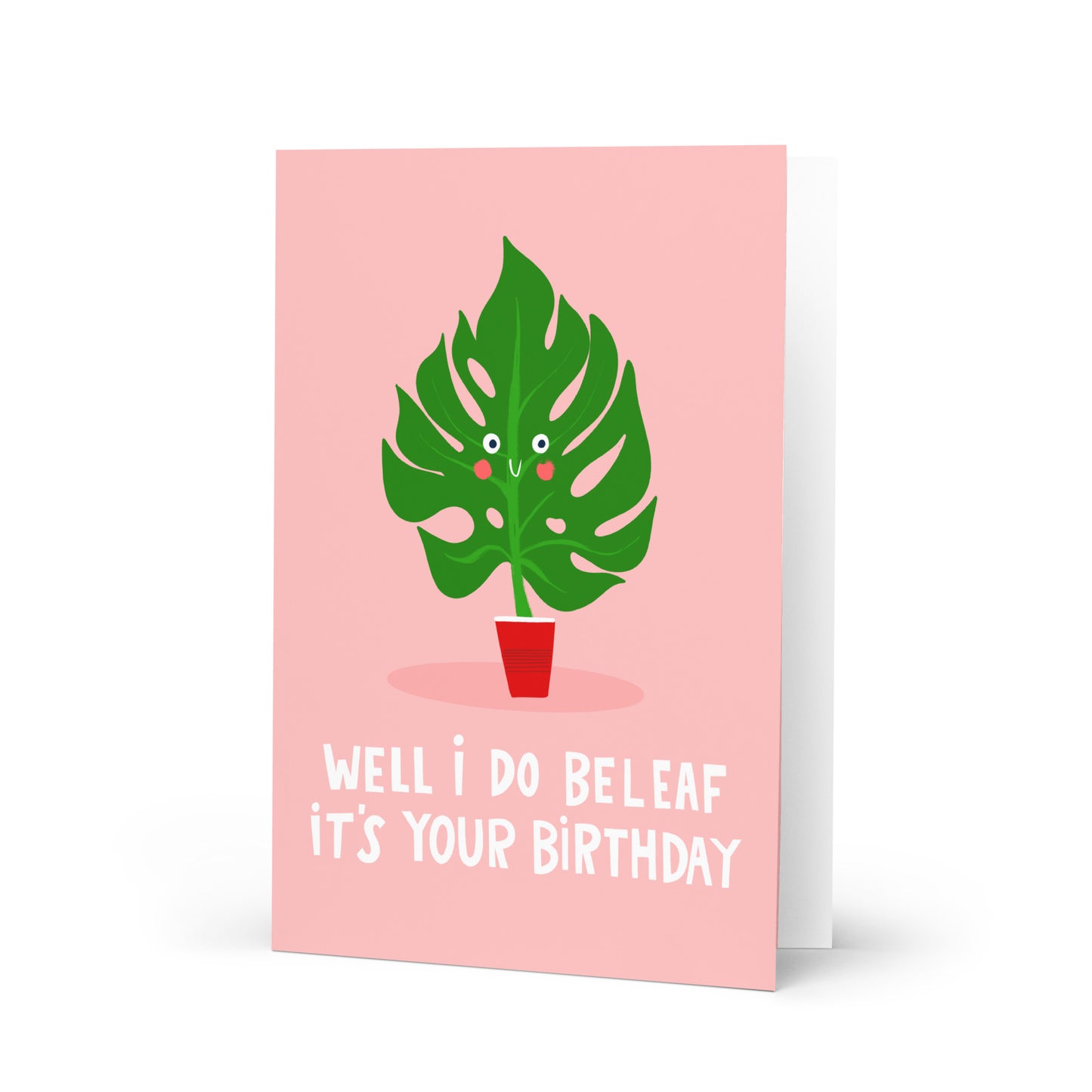 Cute Birthday Card For Plant Lover