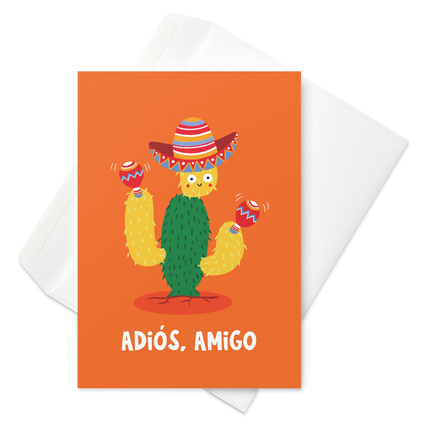 Adios Amigo Goodbye Leaving New Job Retirement Card