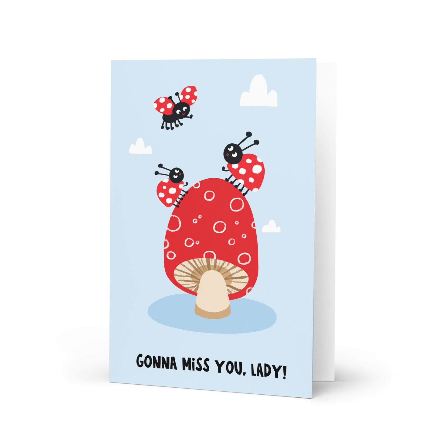 Gonna Miss You Lady - Goodbye Card