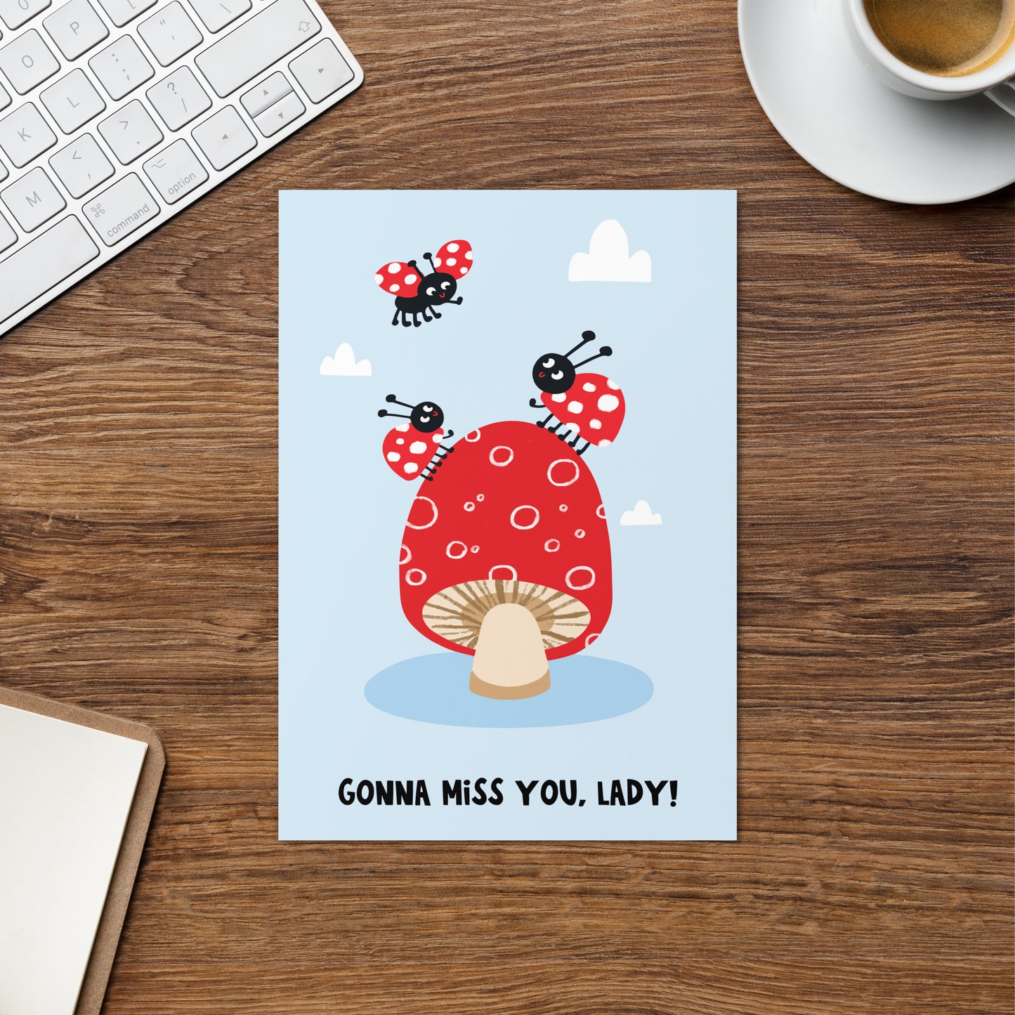 Gonna Miss You Lady - Goodbye Card