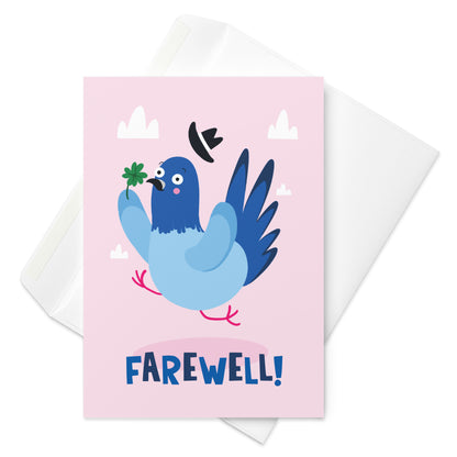 Farewell Pigeon Card