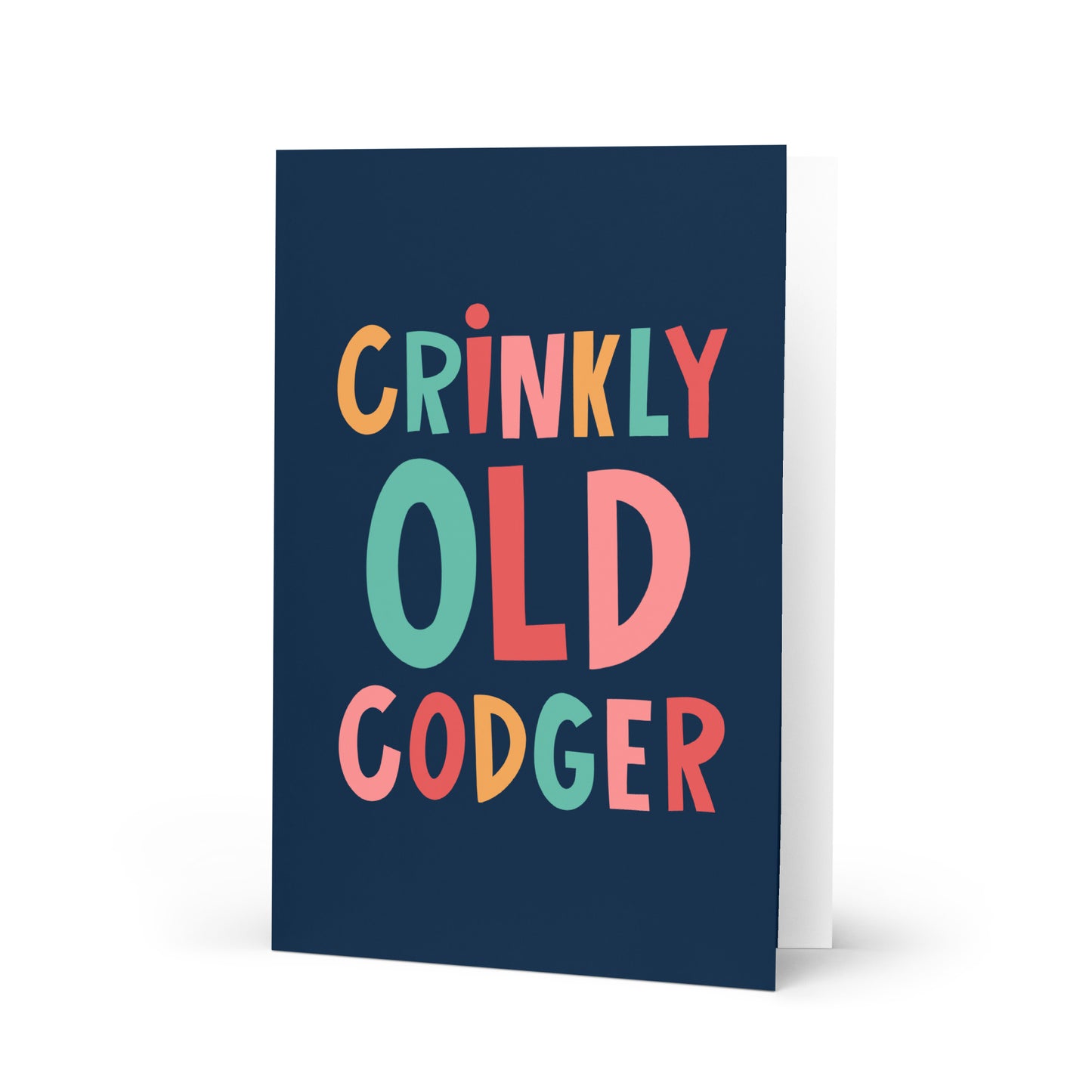 Cheeky Birthday Card - Crinkly Old Codger