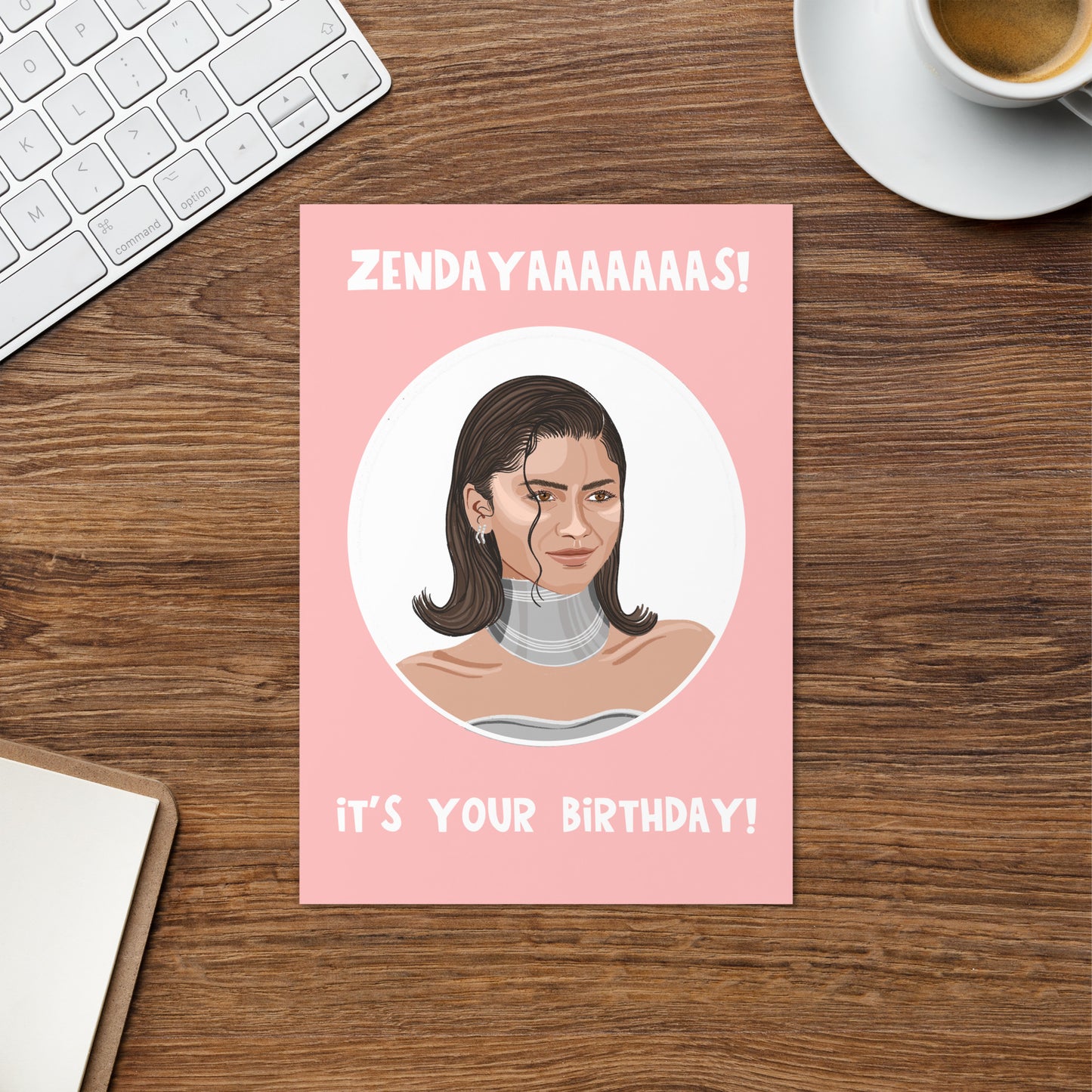 Celebrity Birthday Card - Zendaya - Dune - Challengers