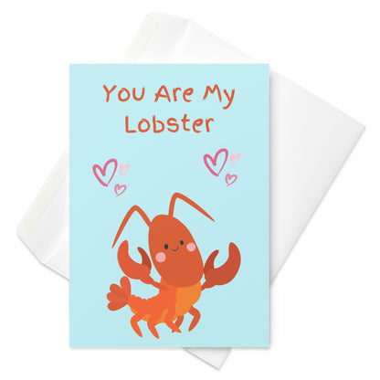 You Are My Lobster Anniversary Card