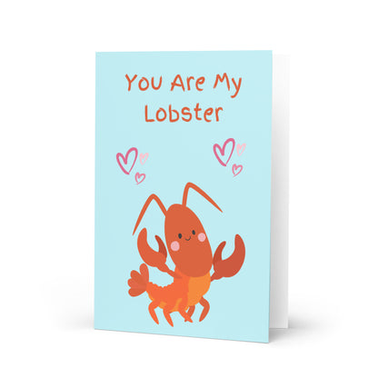 You Are My Lobster Anniversary Card