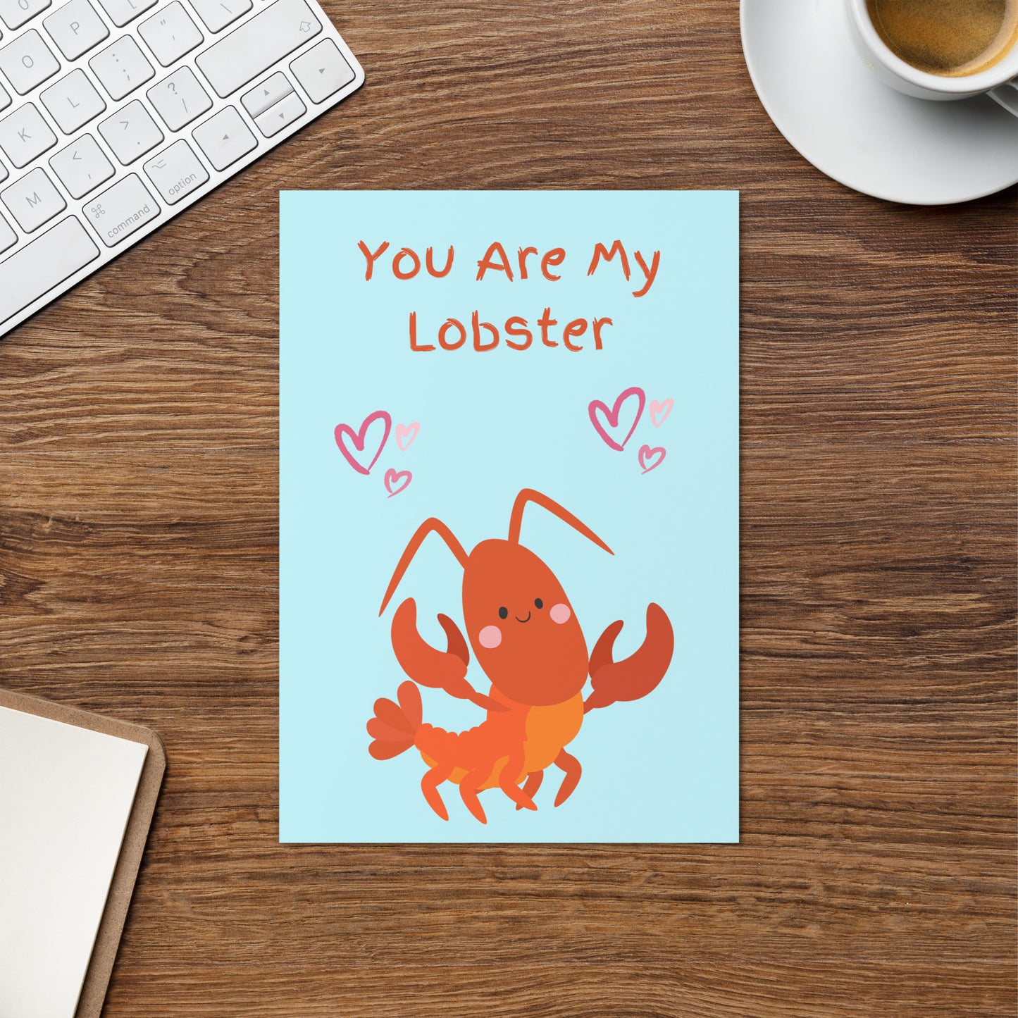 You Are My Lobster Anniversary Card