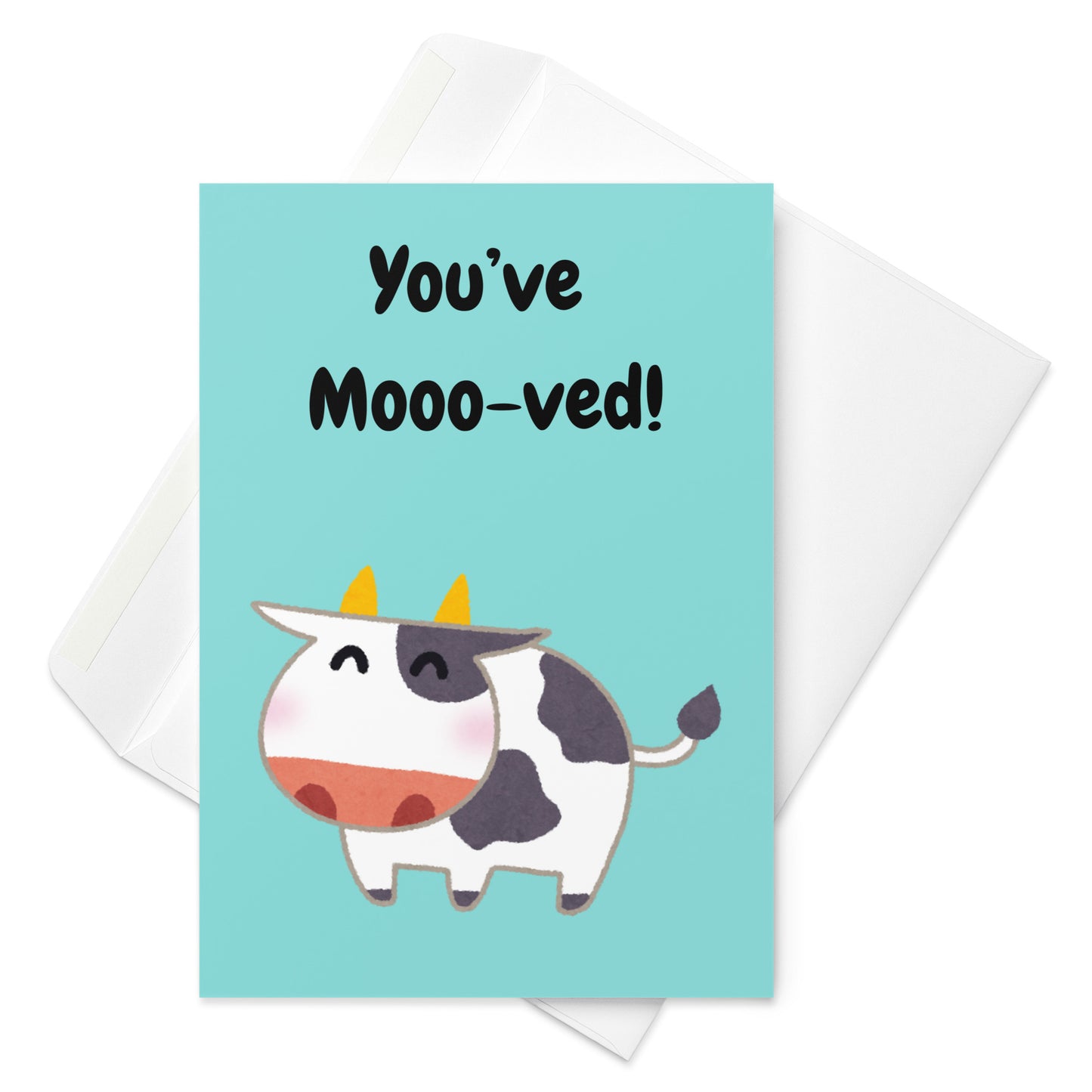 You've Mooo-Ved New House Card Moving Home Home First Home