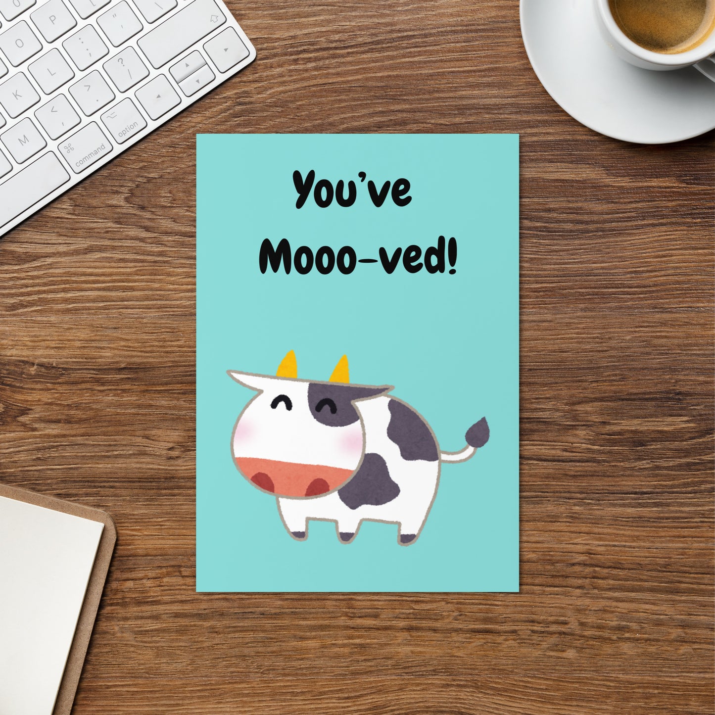 You've Mooo-Ved New House Card Moving Home Home First Home