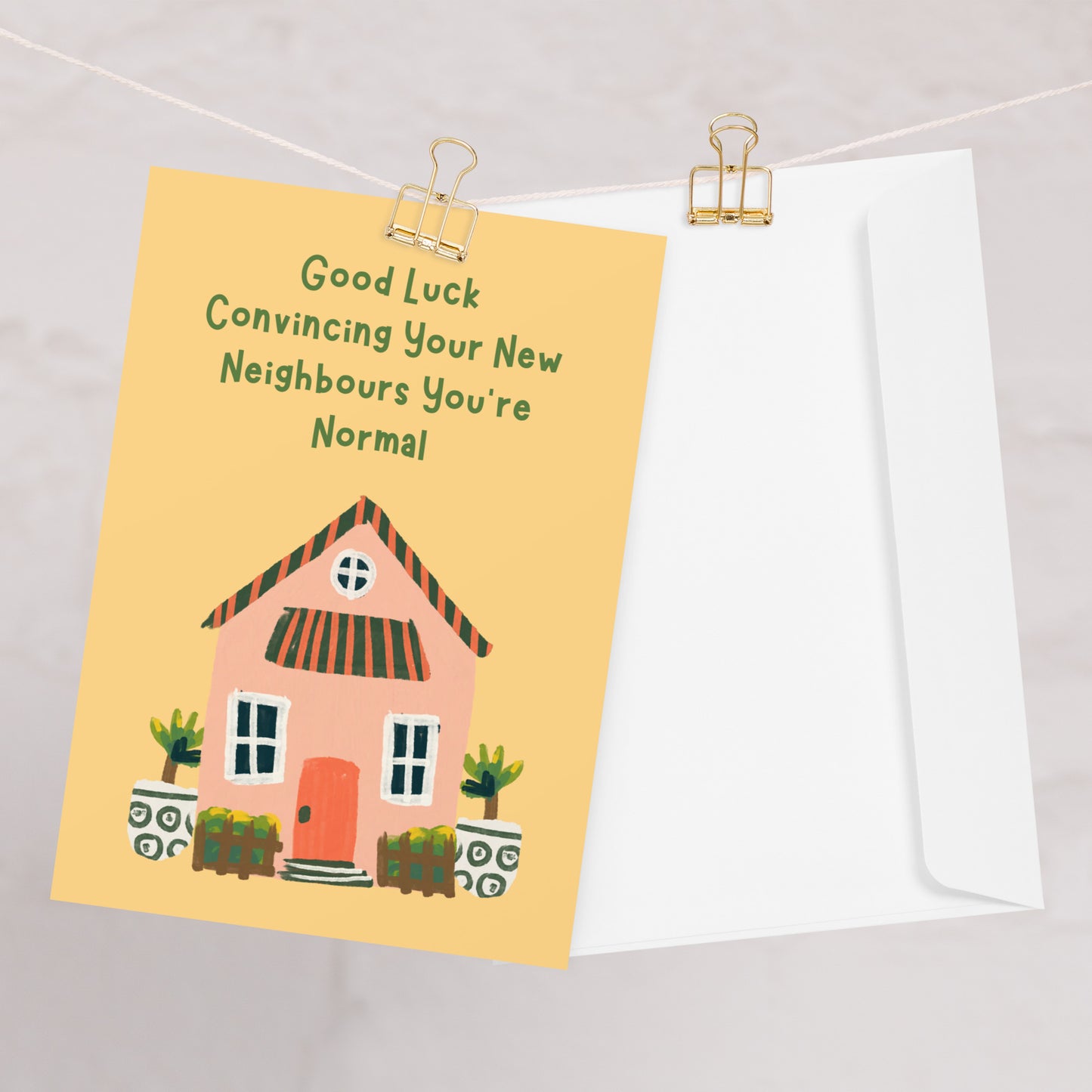 Normal Neighbours Housewarming Card - New House -  Moving