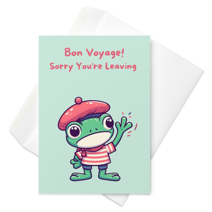 Bon Voyage Leaving Card - New Job - Retirement Card