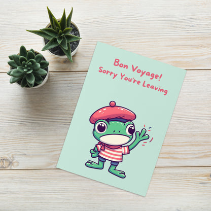 Bon Voyage Leaving Card - New Job - Retirement Card