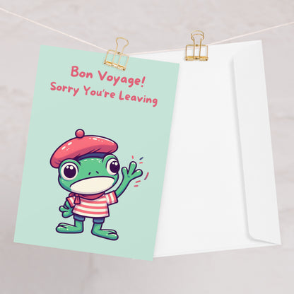 Bon Voyage Leaving Card - New Job - Retirement Card