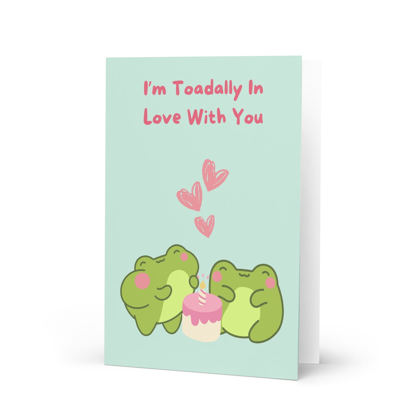 Toadally In Love With You Birthday Card - Frog Card