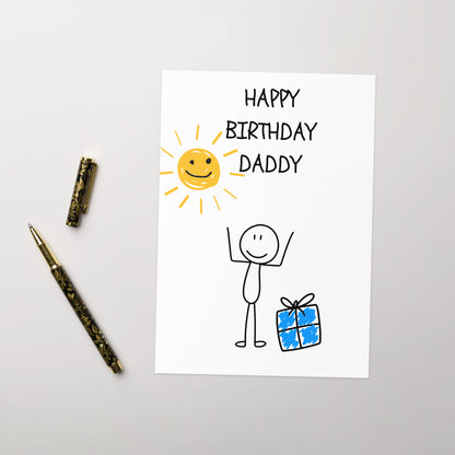 Dad/Daddy Birthday Card