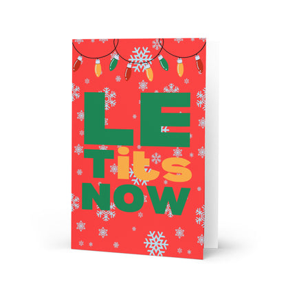 Let It Snow Christmas Card