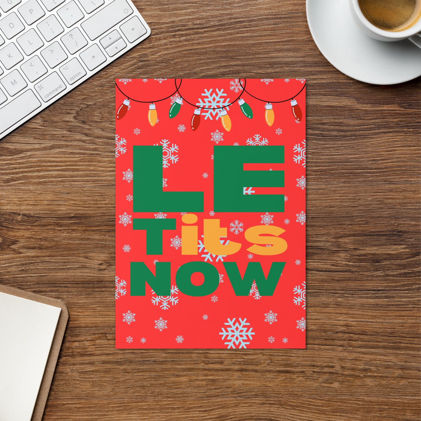 Let It Snow Christmas Card