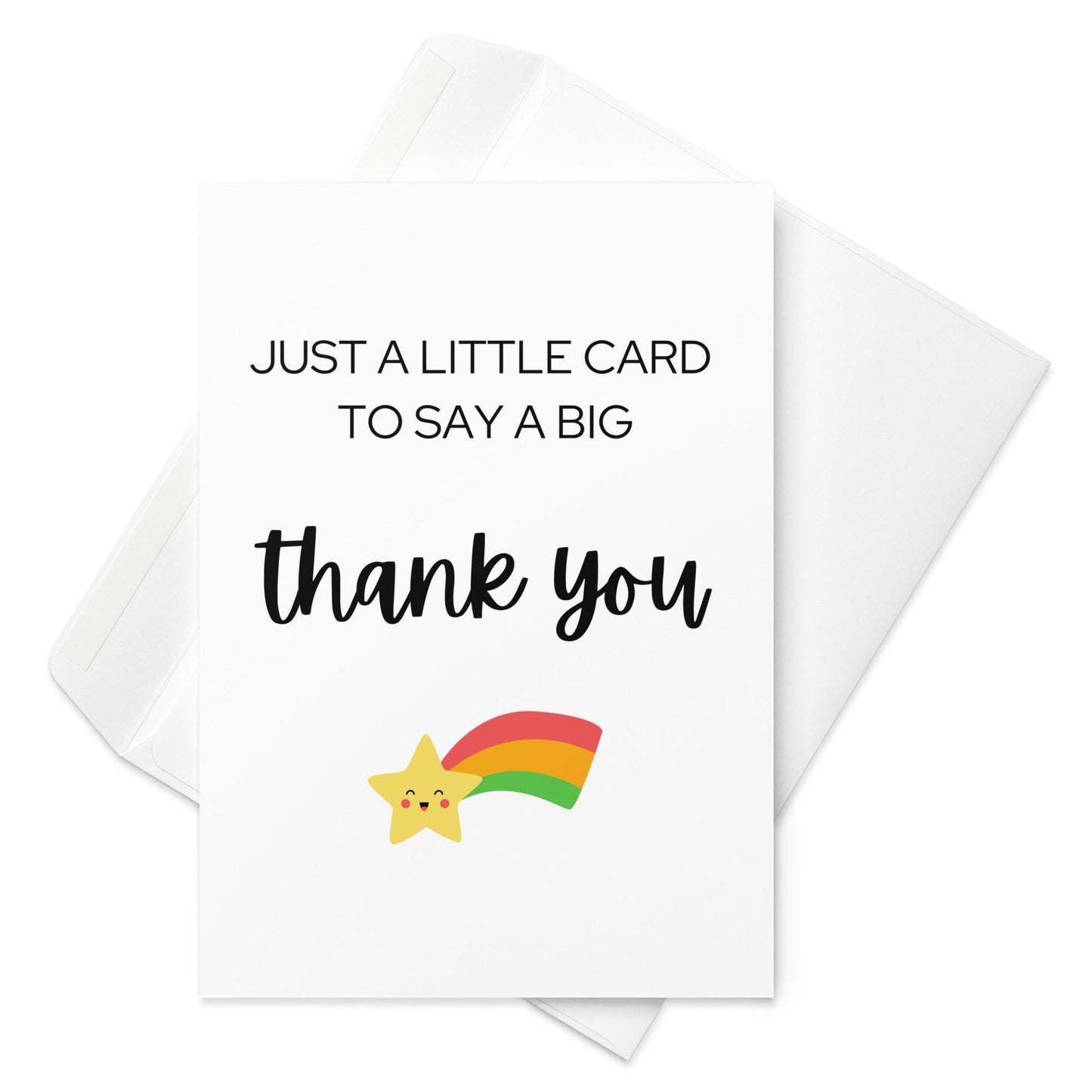 Thank You Shooting Star Card