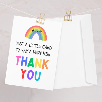 Just A Little Thank You Card