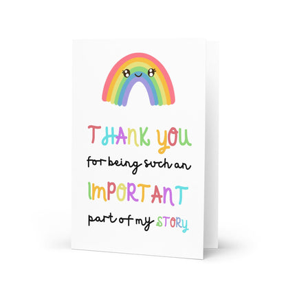 “My Story” Thank You Card