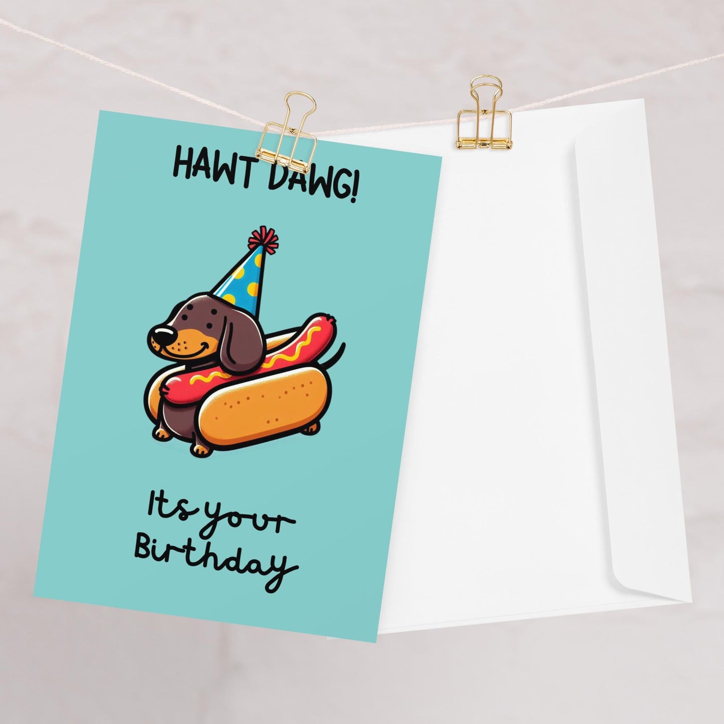 Dachshund Dog Birthday Card