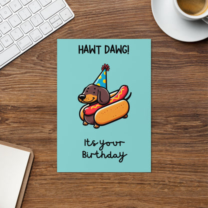 Dachshund Dog Birthday Card