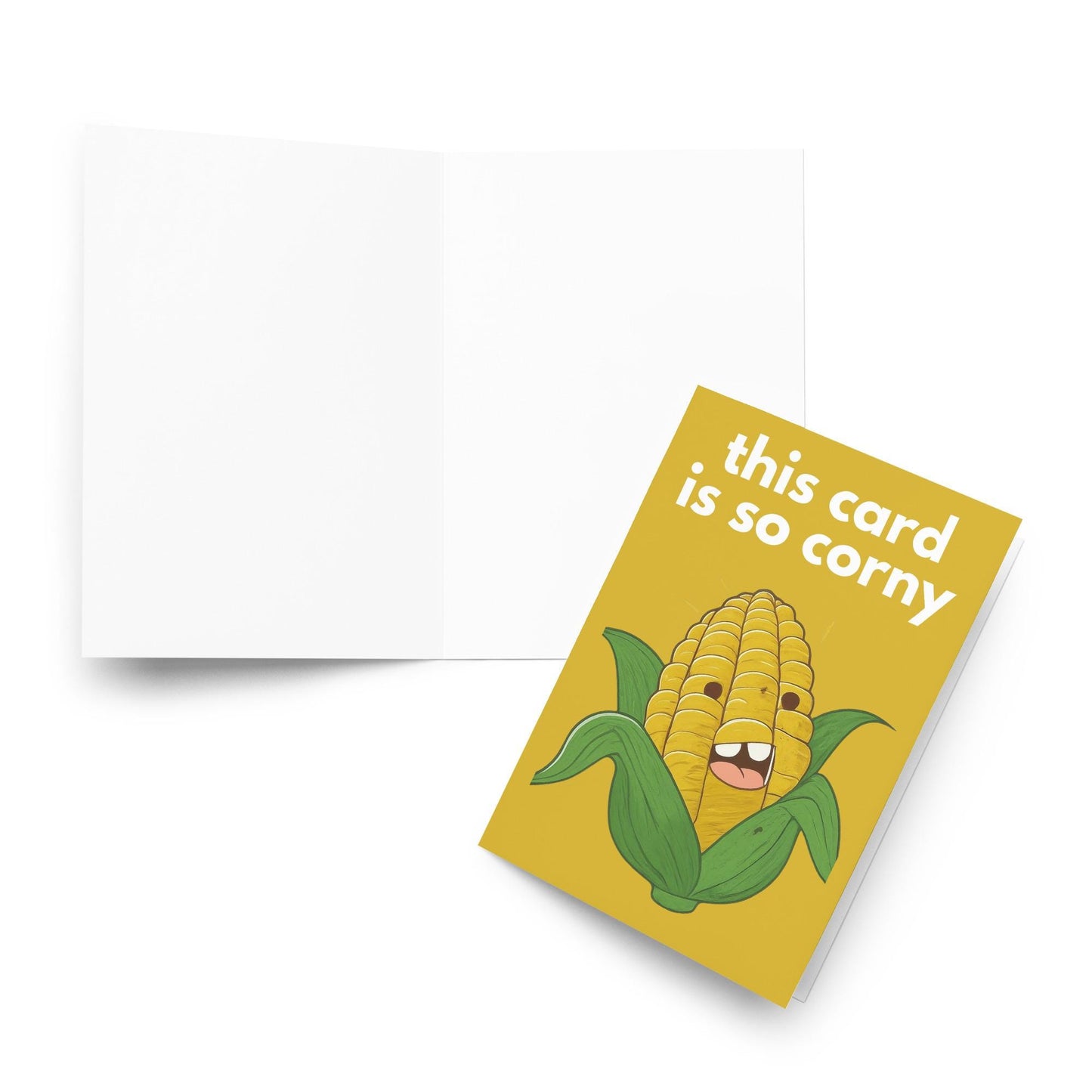 So Corny Greetings Card