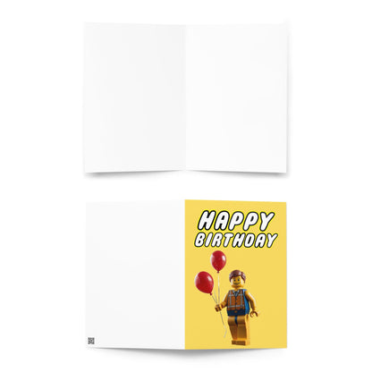 Lego Minifigure Card Boy