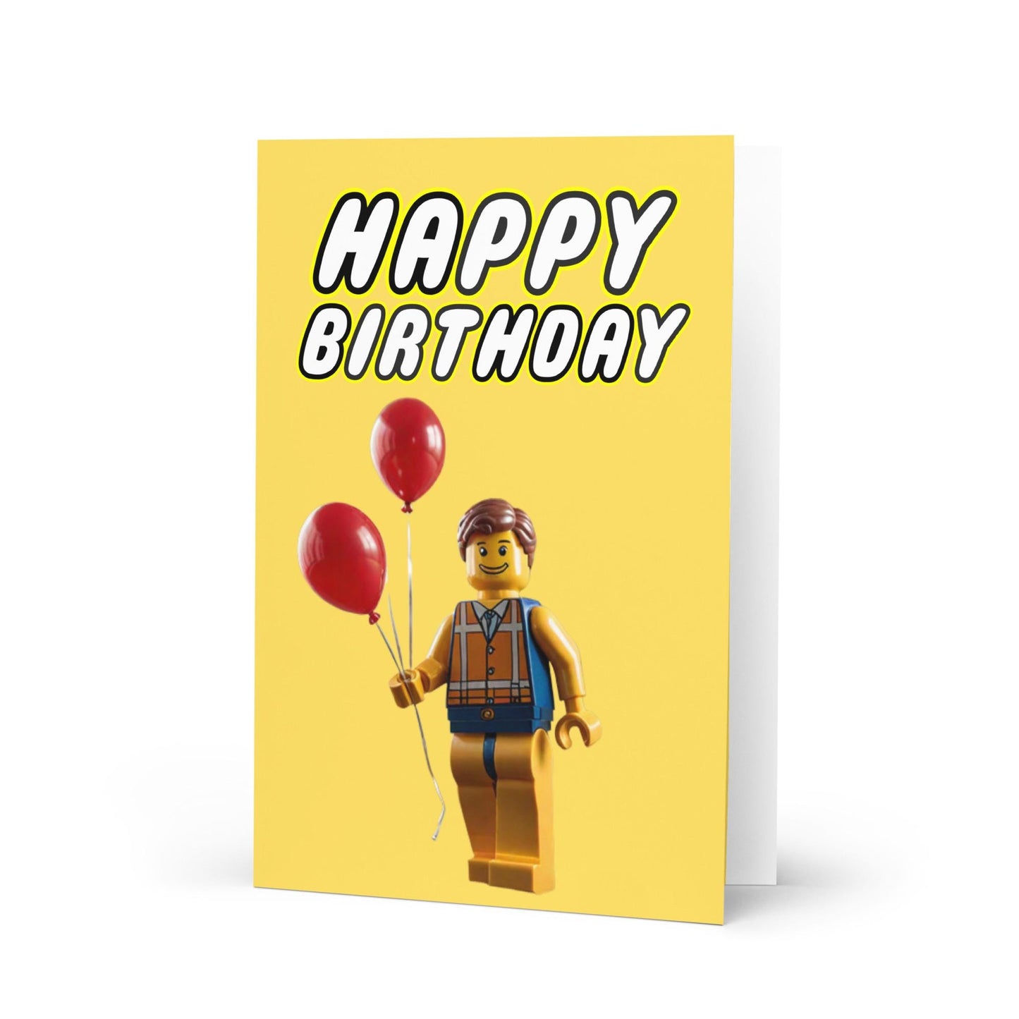 Lego Minifigure Card Boy