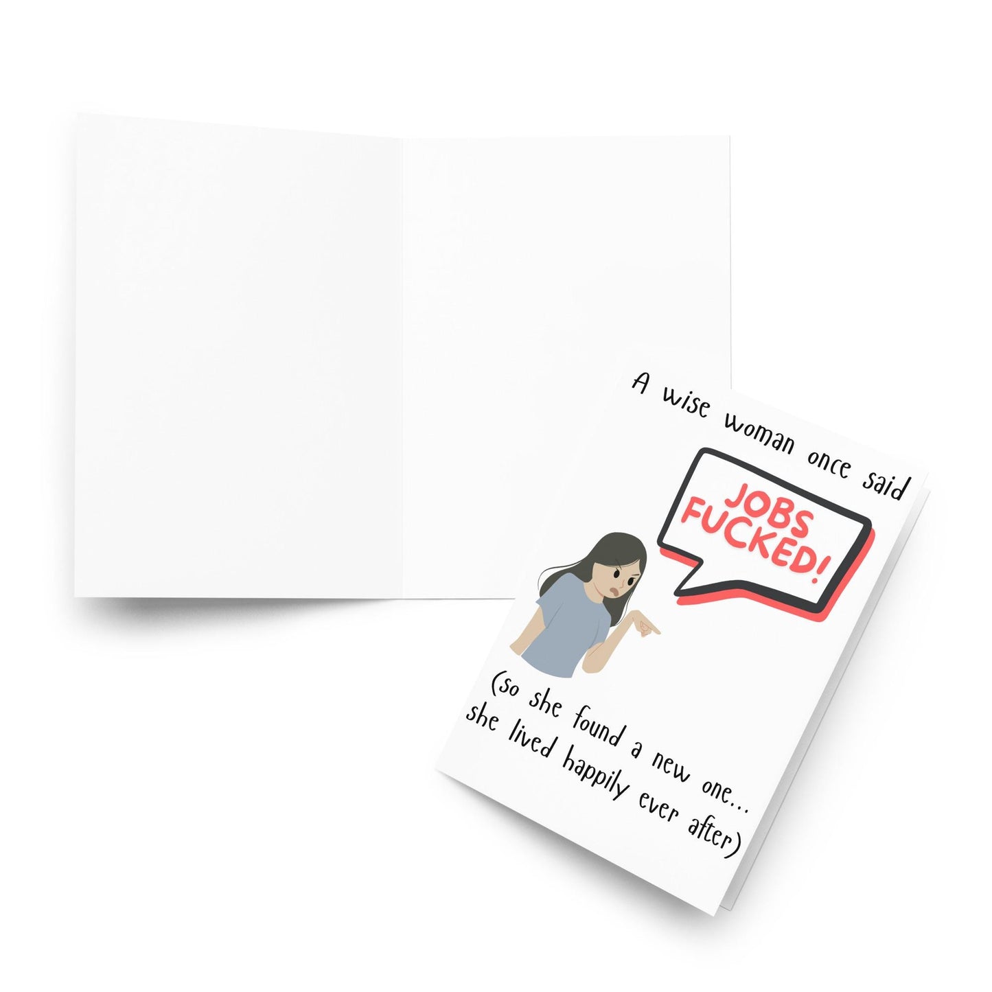 Jobs Fu*ked Card