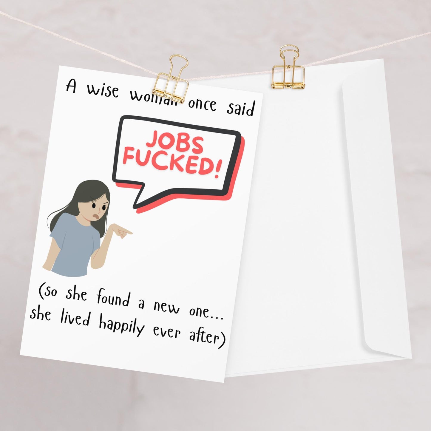 Jobs Fu*ked Card