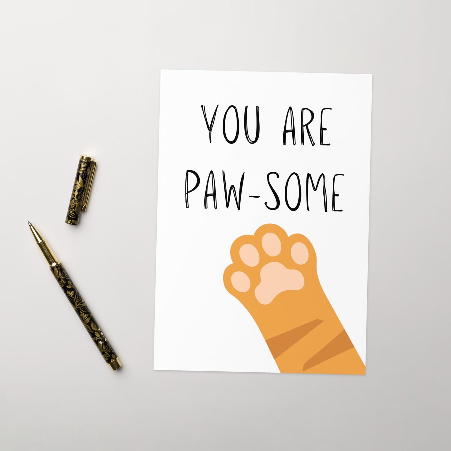 You are PAW-some Thank You Card