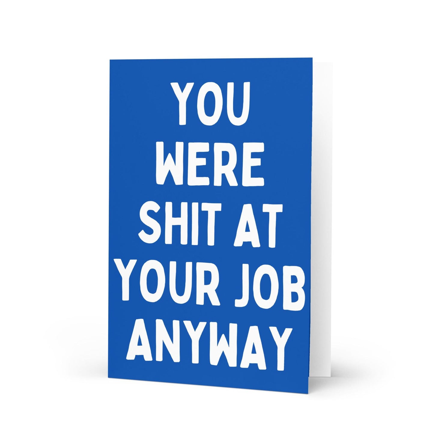 Rude Leaving Card