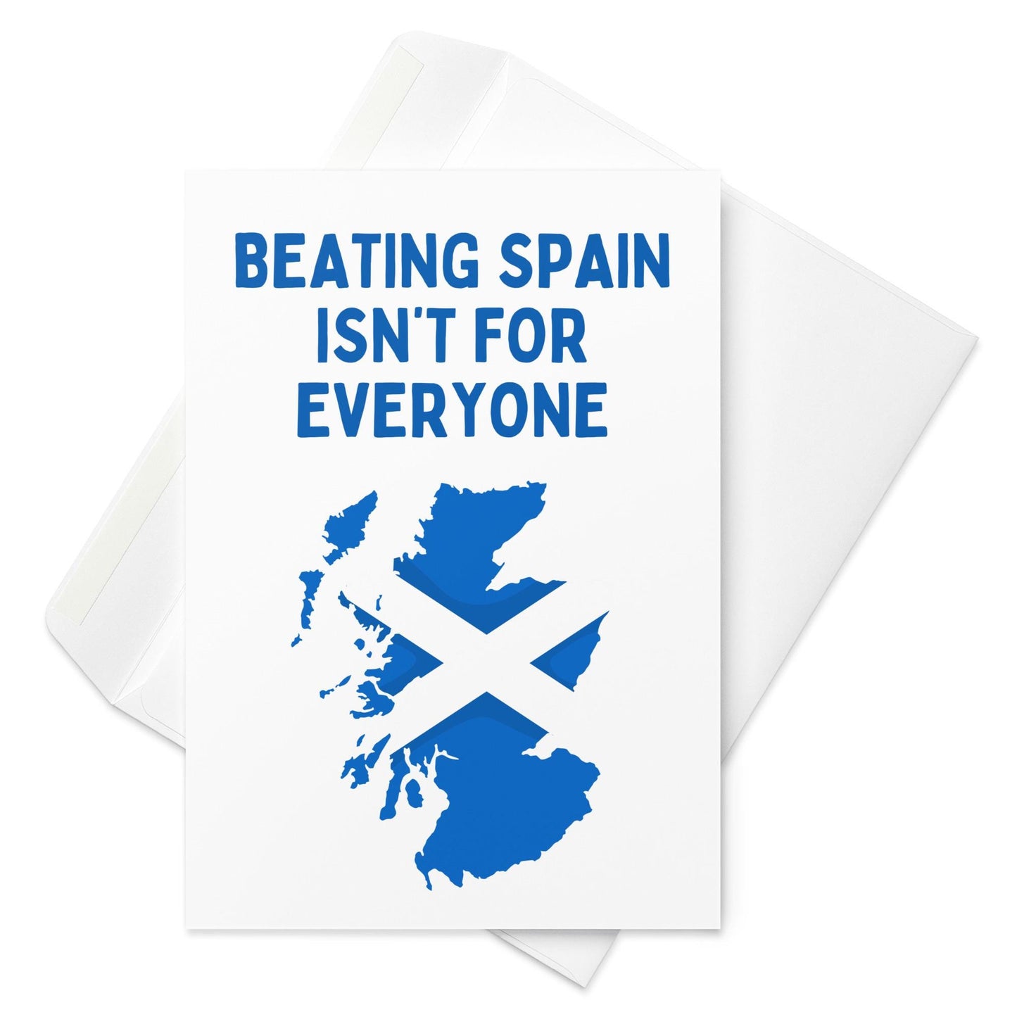 Euros 2024 Card Scotland Spain