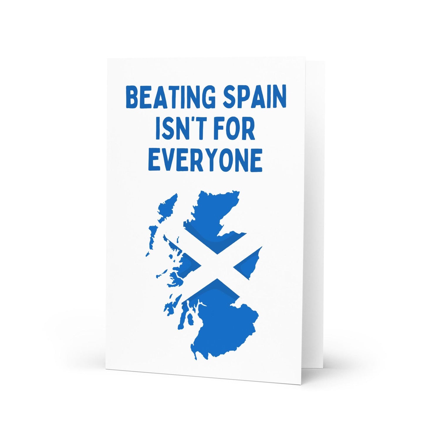 Euros 2024 Card Scotland Spain