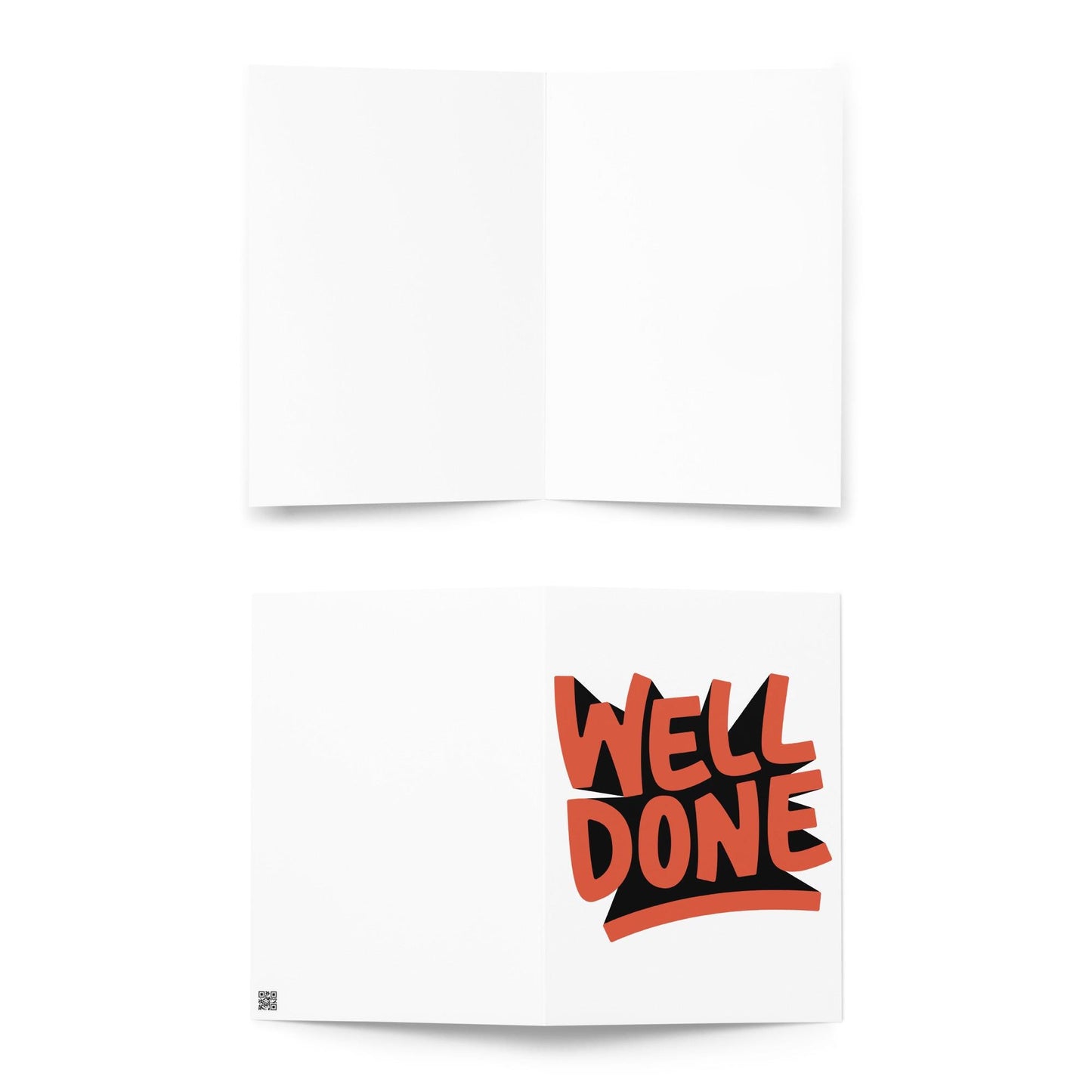 Orange Well Done Card