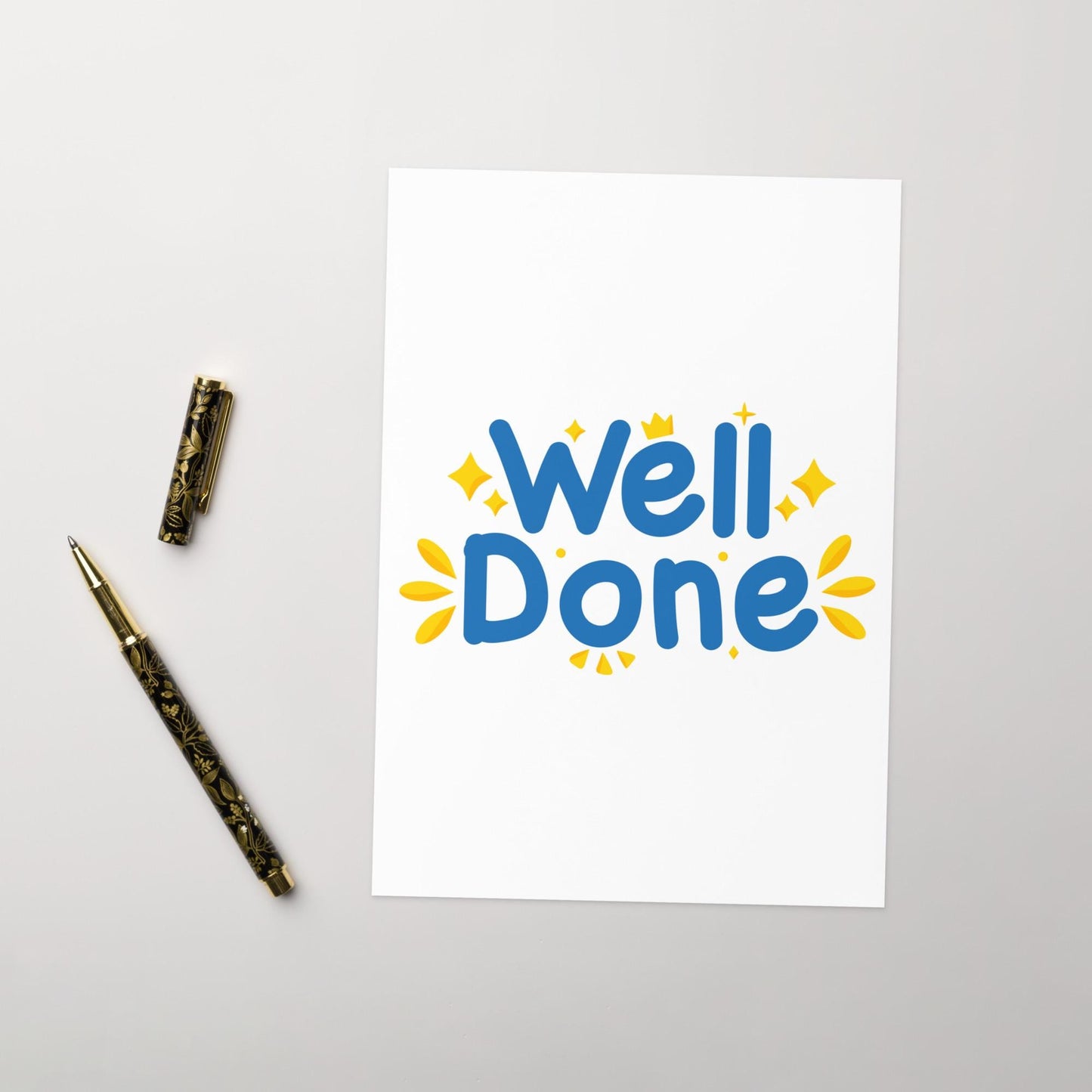 Simple Well Done Card