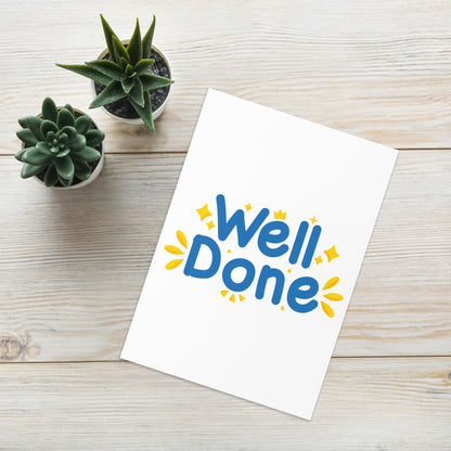 Simple Well Done Card