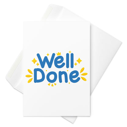 Simple Well Done Card