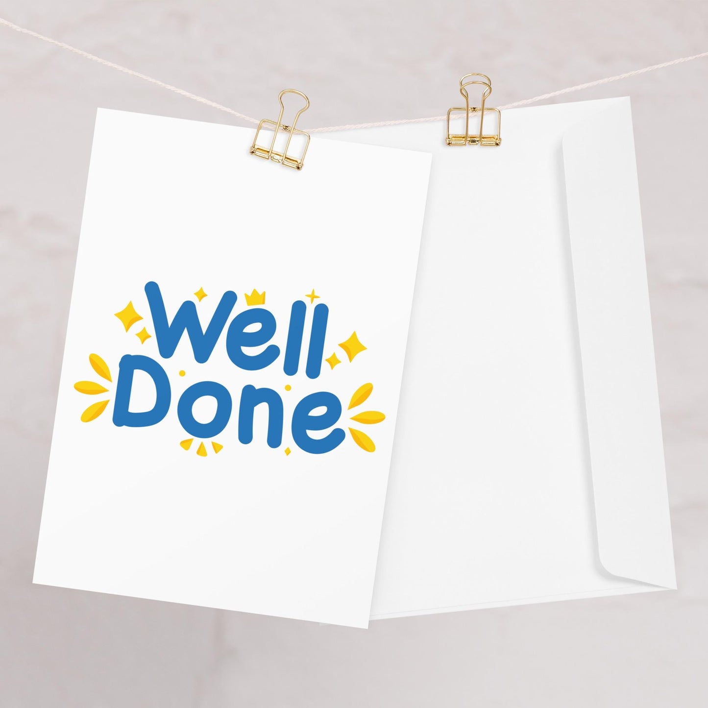 Simple Well Done Card