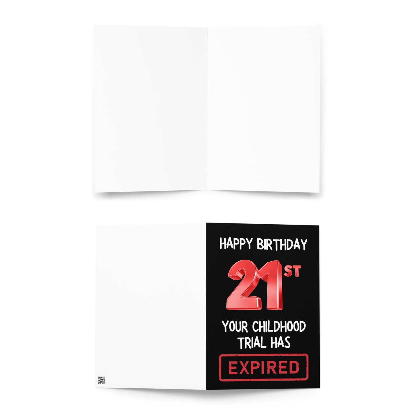 Childhood Expired - 21st Birthday Card