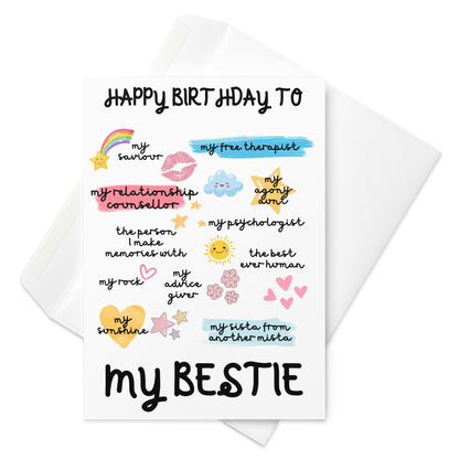 My Bestie Birthday Card