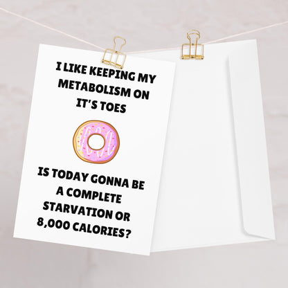 Metabolism Birthday Card