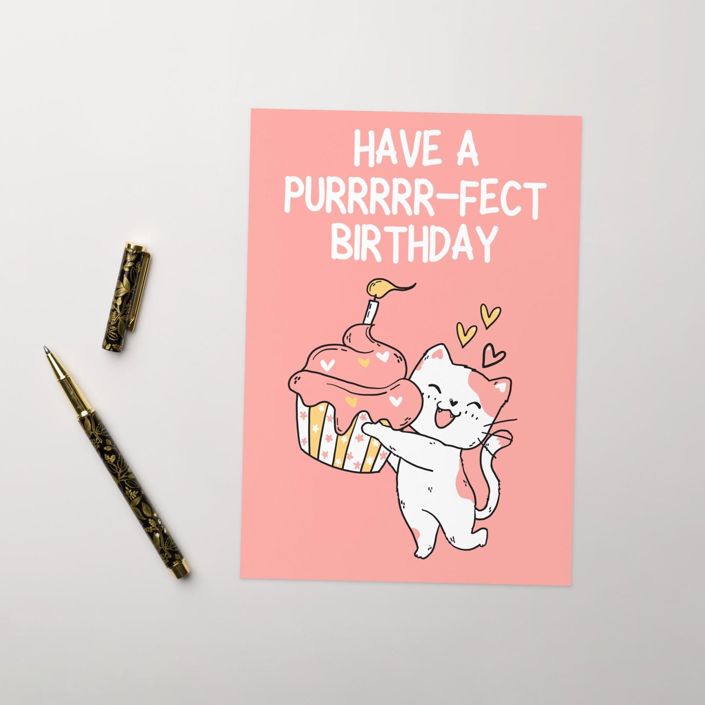 Purrfect Birthday Card