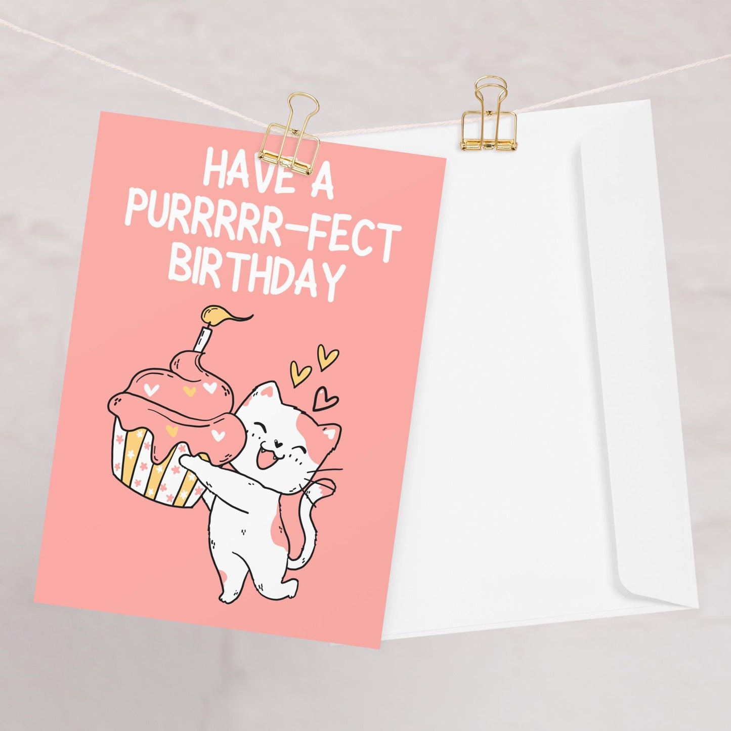 Purrfect Birthday Card