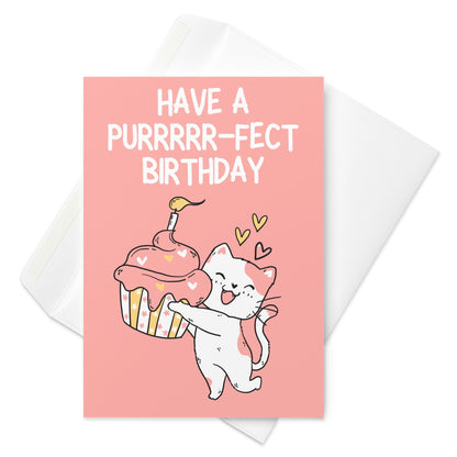 Purrfect Birthday Card