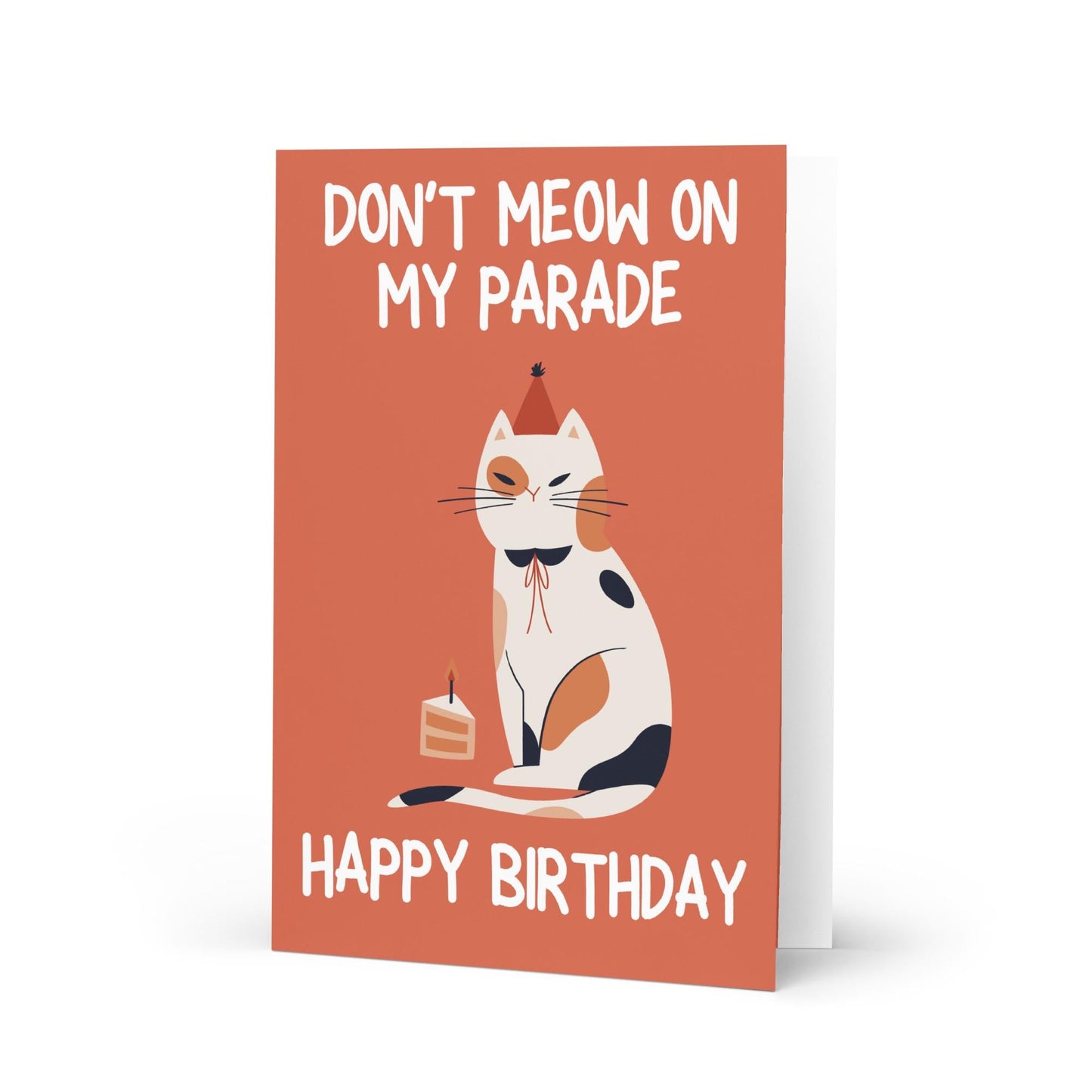 Cat-Inspired Birthday Card