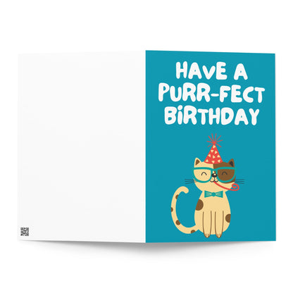 Cat Purr-fect Birthday Card